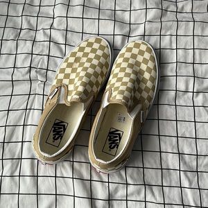 Checkered Slip On Vans